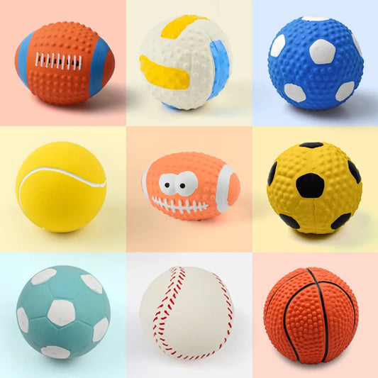 Soft Pet Squeaky Ball Dogs