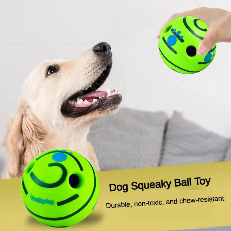 Dog Toy. Wobble Wag Giggle  Interactive Ball