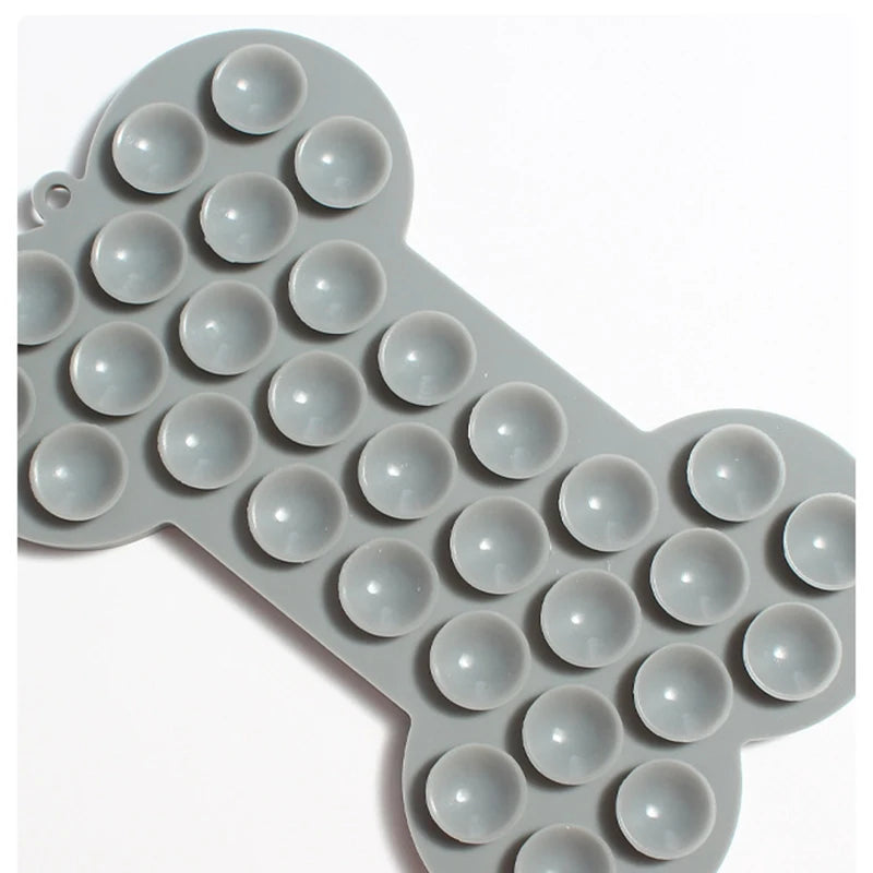 Bone Shape Silicone Licking Mat