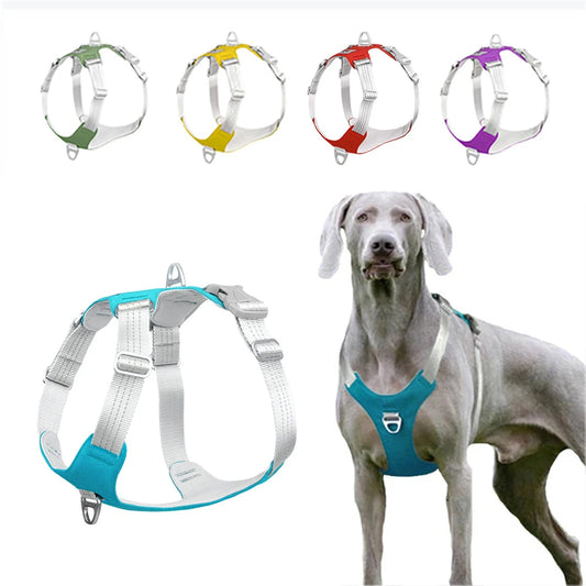 Dog Harness Adjustable Reflective For All Dog Sizes